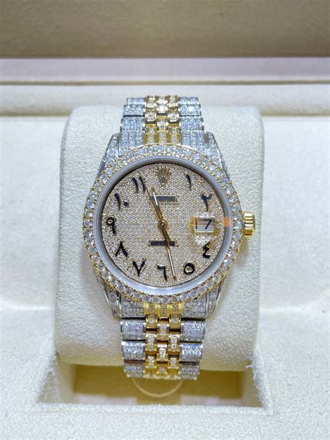 two tone rolex bust down|cheap bust down rolex.